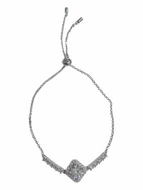 Silver Moissanite Adjustable Tennis Bracelet - Women Jewelry